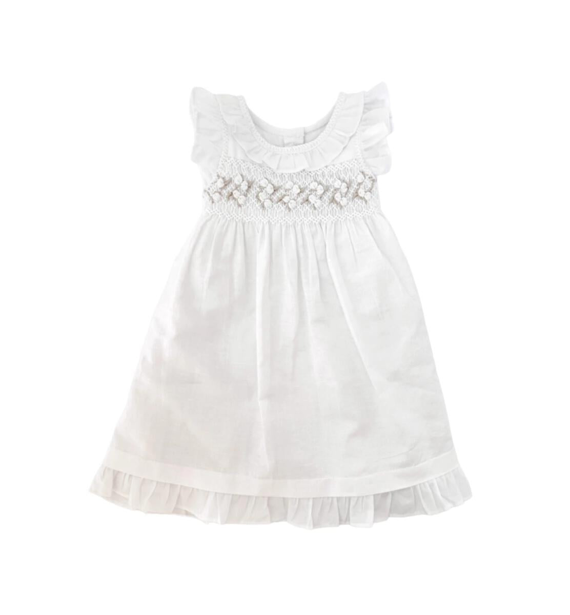 OFF-WHITE FEDERICA SMOCK LINEN SLEEVELESS