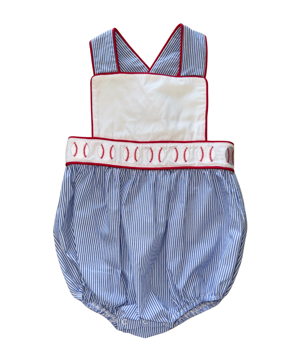 Classic Baseball Sunsuit/Bubble