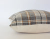 Nolan Pillow | Brown Plaid | 22x22