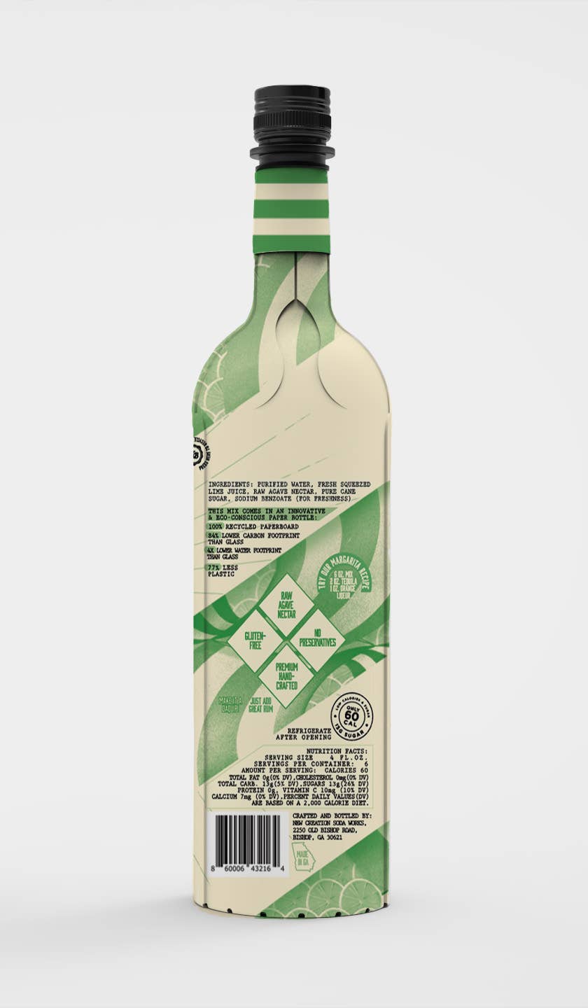 Fresh Squeezed Lime and Agave Margarita Mix | 750 ml