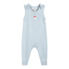 Santa Knit Romper | Light Blue