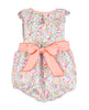 Sissy Ruffle Floral Bubble | Coral Print