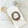 Bow Wreath Tea Towel