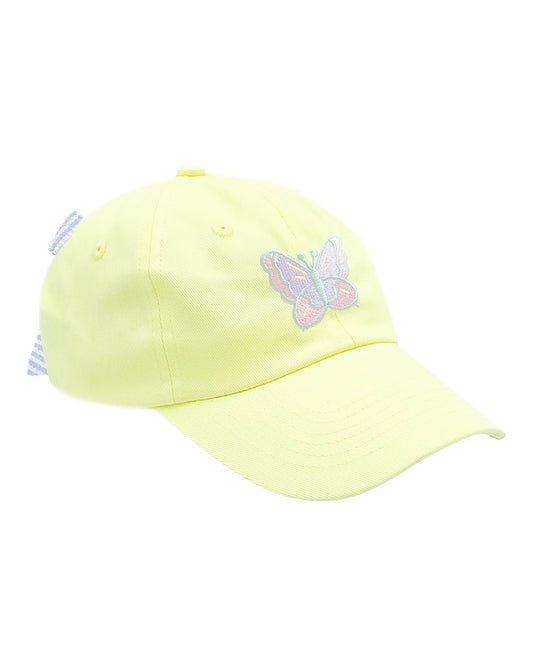 Butterfly Bow Baseball Hat | Girls