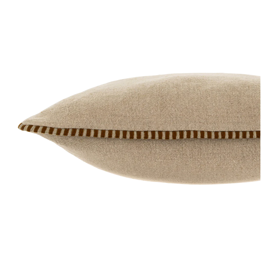 Honfleur Linen Pillow | Sienna | 20x20