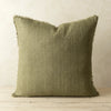 Lina Linen Pillow, 24x24 | Kelp