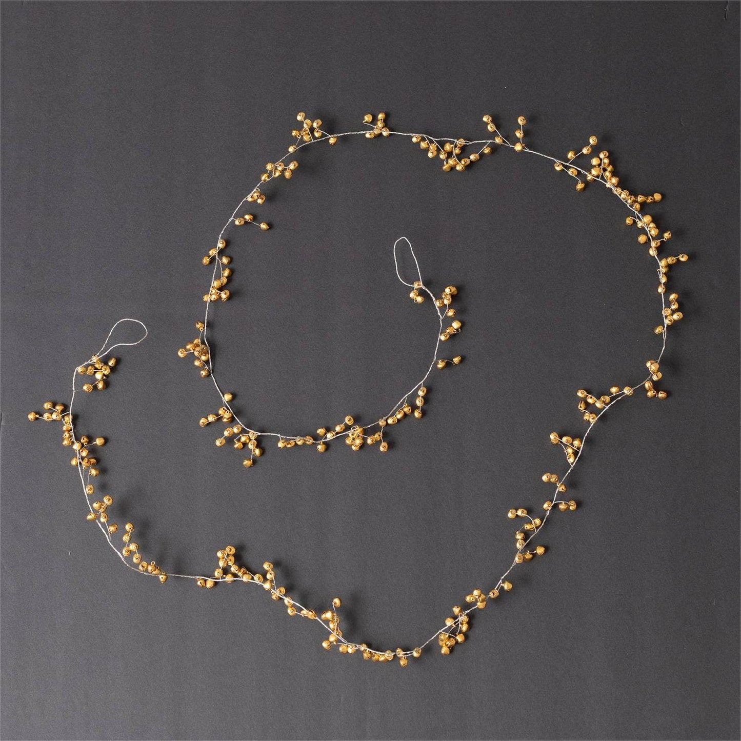 Tiny Gold Bells Garland