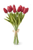 Real Touch Mini Tulip Bundle (12 Stems) | 13 inch | Asst Colors