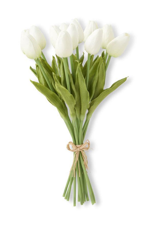 Real Touch Mini Tulip Bundle (12 Stems) | 13 inch | Asst Colors