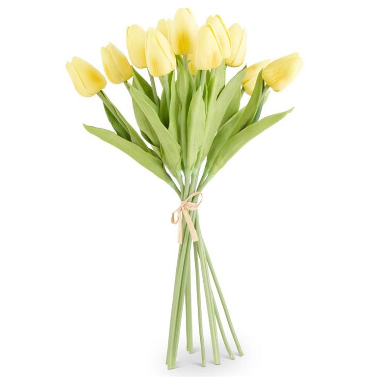 Real Touch Mini Tulip Bundle (12 Stems) | 13 inch | Asst Colors