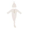 Knotted Gown w/ Hat Set | Oat