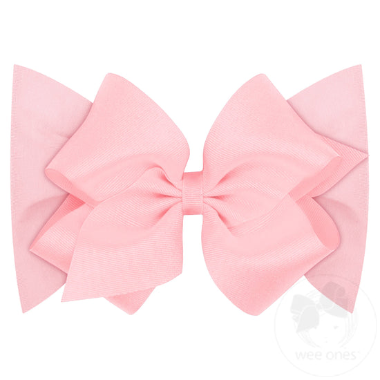 King Grosgrain Bow Cotton Jersey Baby Headband | 2 colors