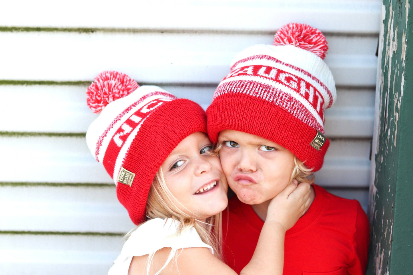 Naughty or Nice Reversible Beanie | Toddler