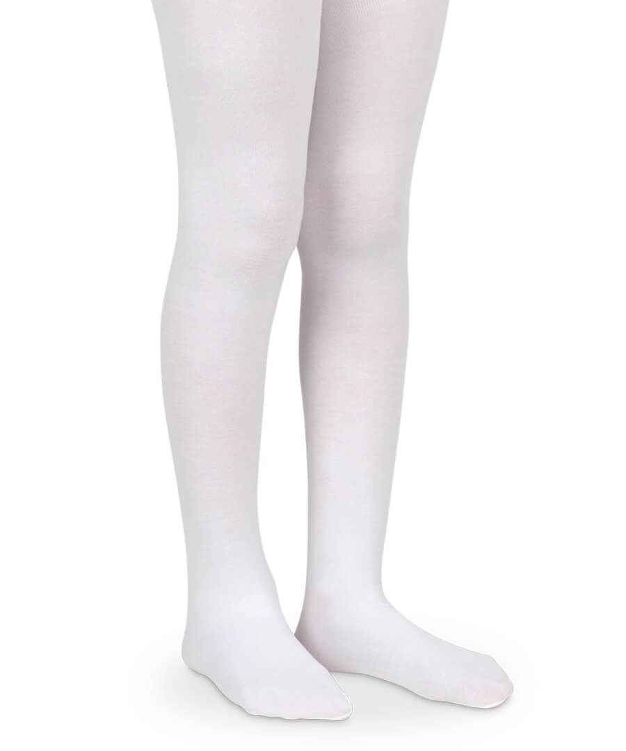 Pima Cotton Tights | White
