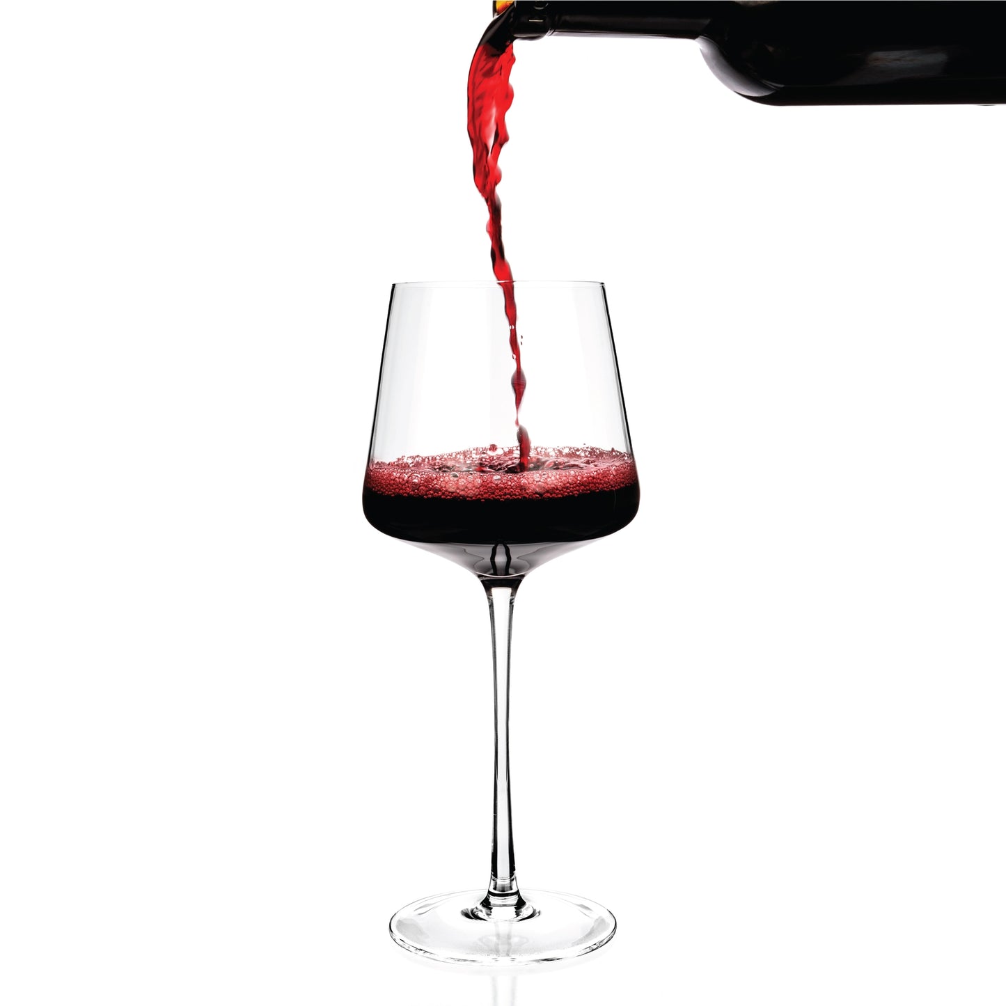 Luxbe - Crystal Wine Glasses (Set of 4) | 20.5 Oz