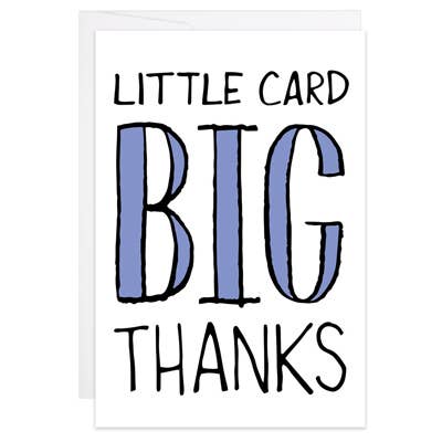 Little Card, Big Thanks | Enclosure Card