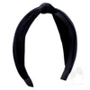 Velvet-wrapped Headband with Knot | Asst Colors