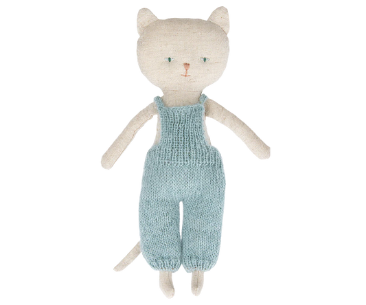 Kitten in Overalls | Blond