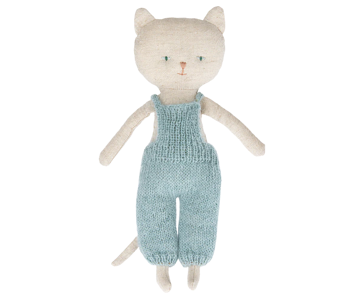 Kitten in Overalls | Blond