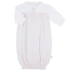 Sweet Stripes Pima Gown | Pink Stripe