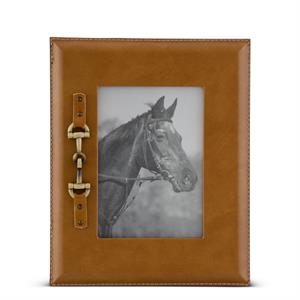 Photo Frame w/Gold Horse Bit |  3 sizes