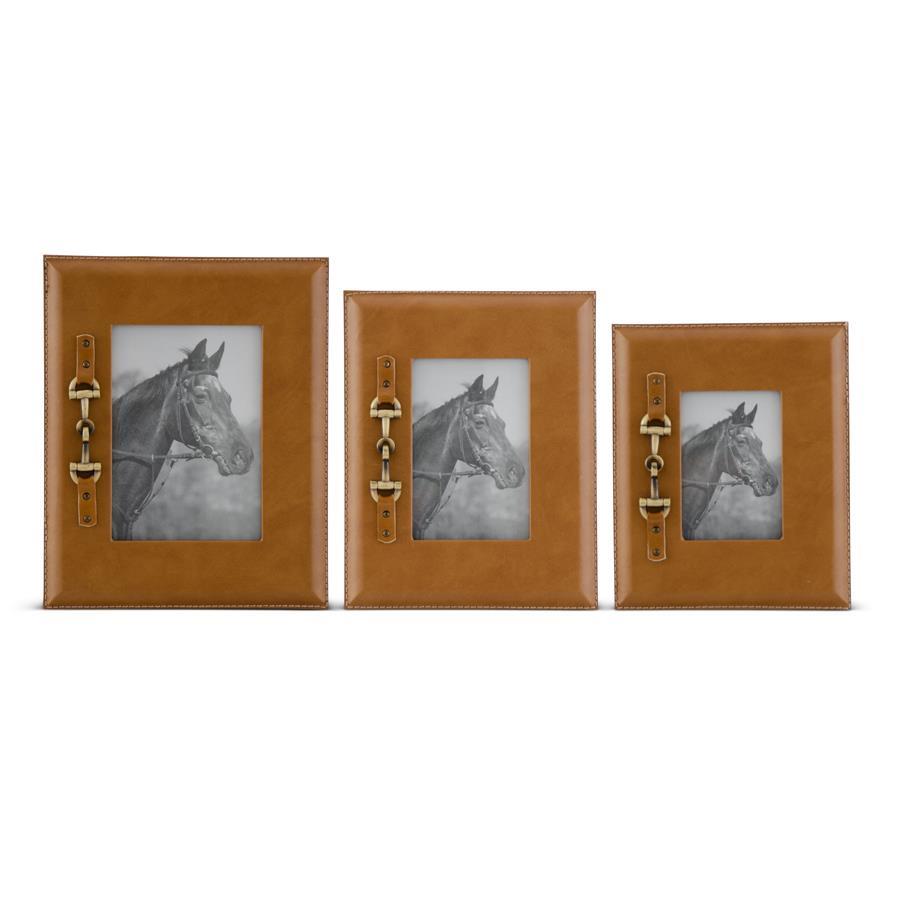 Photo Frame w/Gold Horse Bit |  3 sizes