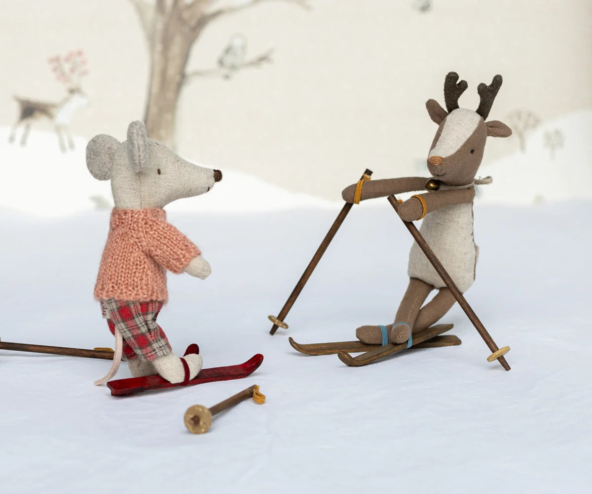 Winter Mouse with Ski Set | Big Sister