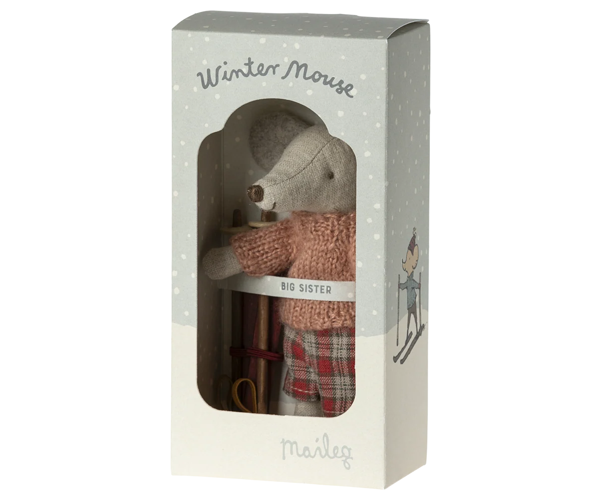 Winter Mouse with Ski Set | Big Sister