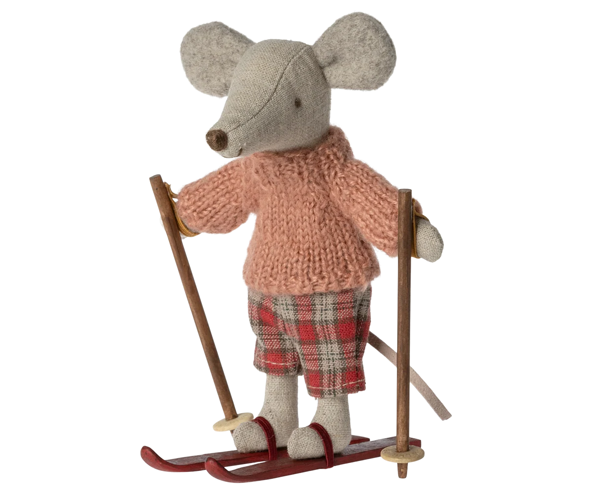 Winter Mouse with Ski Set | Big Sister