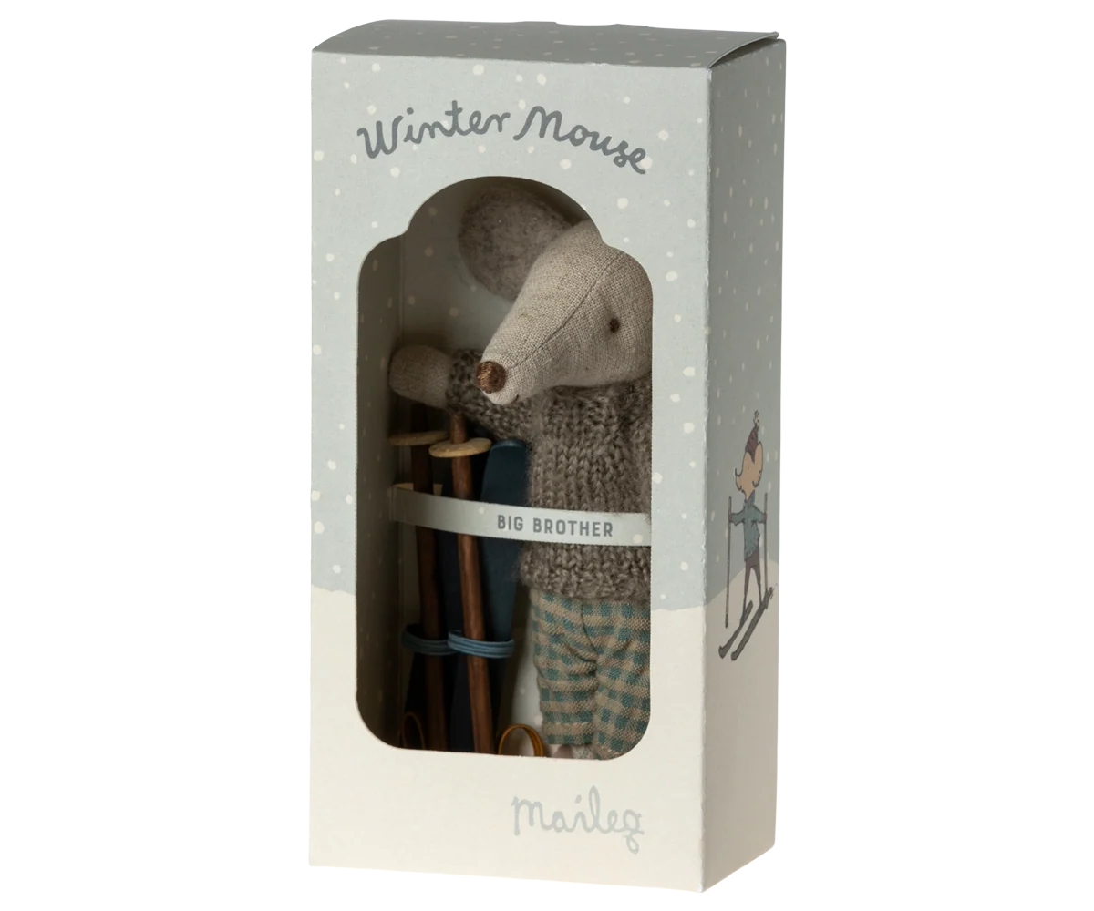 Winter Mouse with Ski Set | Big Brother