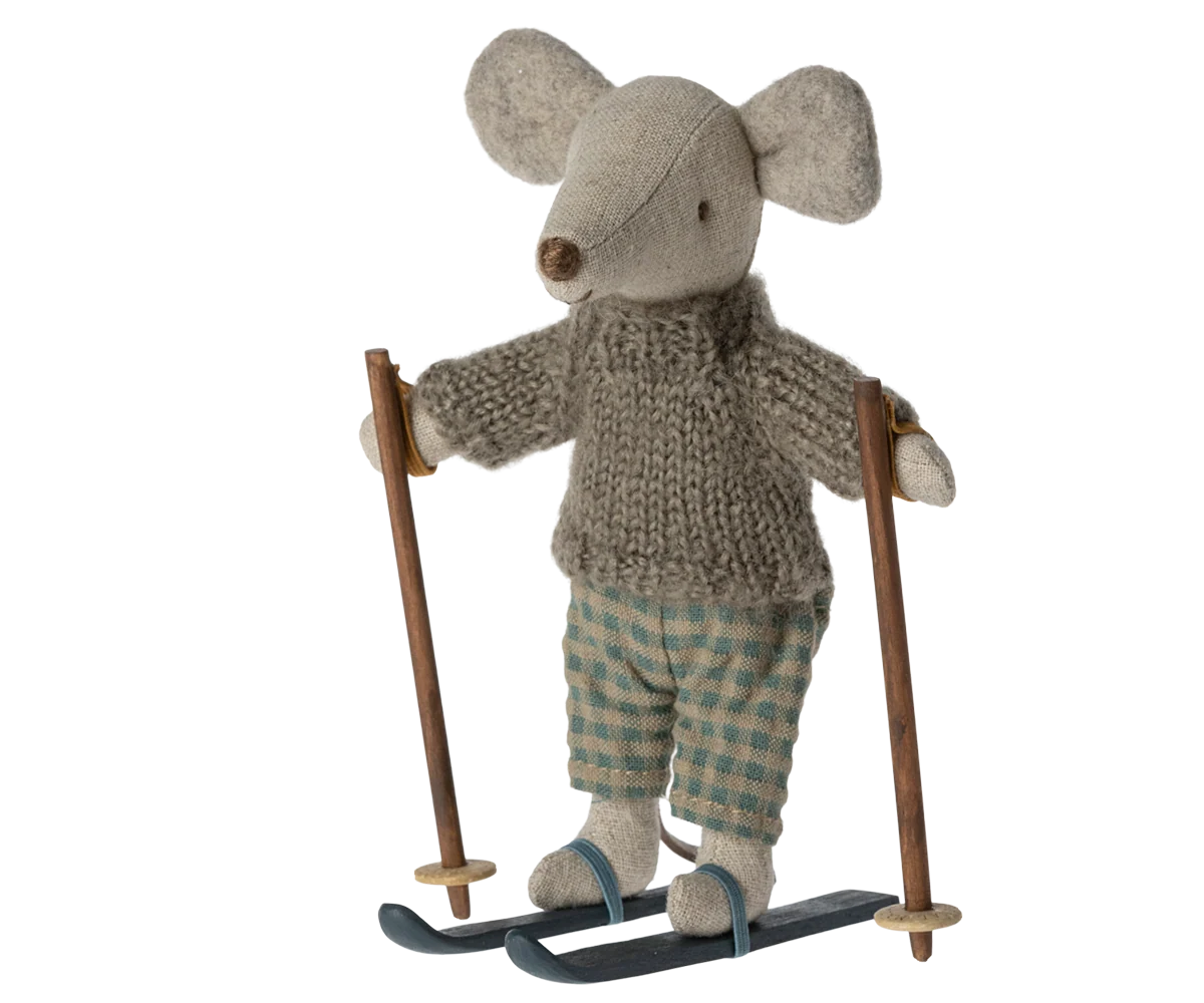 Winter Mouse with Ski Set | Big Brother