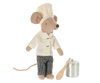 Chef Mouse w. soup pot and spoon | Big brother