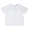 Boys Short Sleeve Peter Pan Collar Shirt