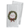 Bow Wreath Tea Towel