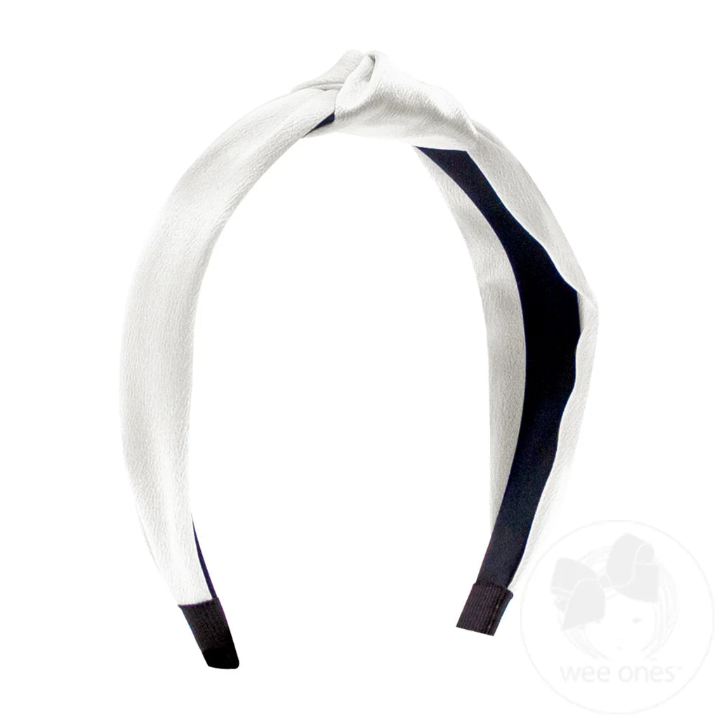 Satin Knot Wrapped Headband | Asst. Colors