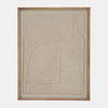 Paper Mache Framed Wall Art | 39x50