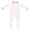 Zippered Footie | Bow