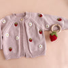 Strawberry Flower Cardigan | Blush