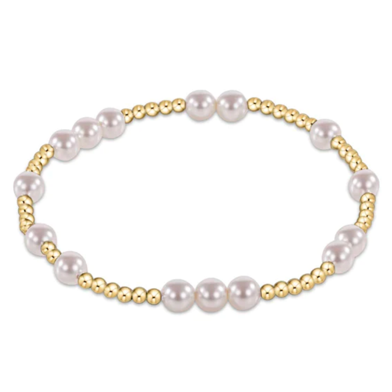 Hope Unwritten 5mm Bead Bracelet | Pearl