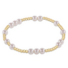 Hope Unwritten 5mm Bead Bracelet | Pearl