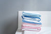 Hooded Terry Bath Towel | Blue Gingham