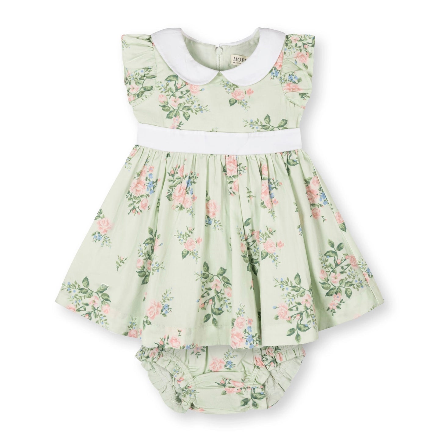 Organic Peter Pan Collar Party Dress | Chateau Floral