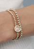 ecollegiate Classic Gold 3mm Bracelet | UGA Disc | 2 sizes