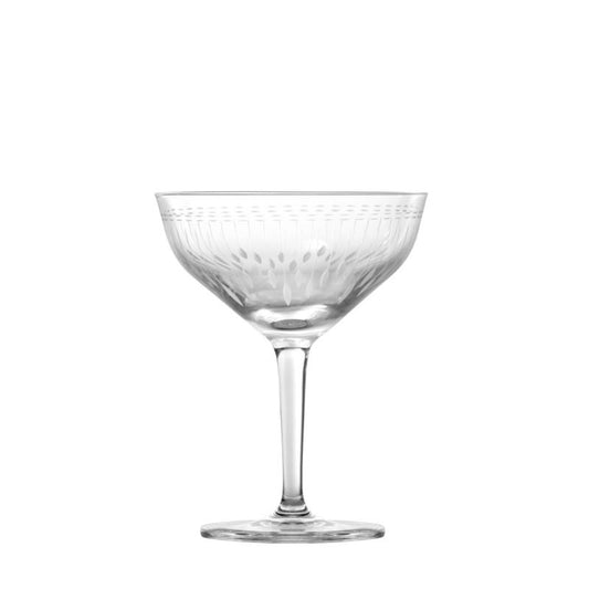 Vanity Etched Coupe Martini Glass | 7.6 oz