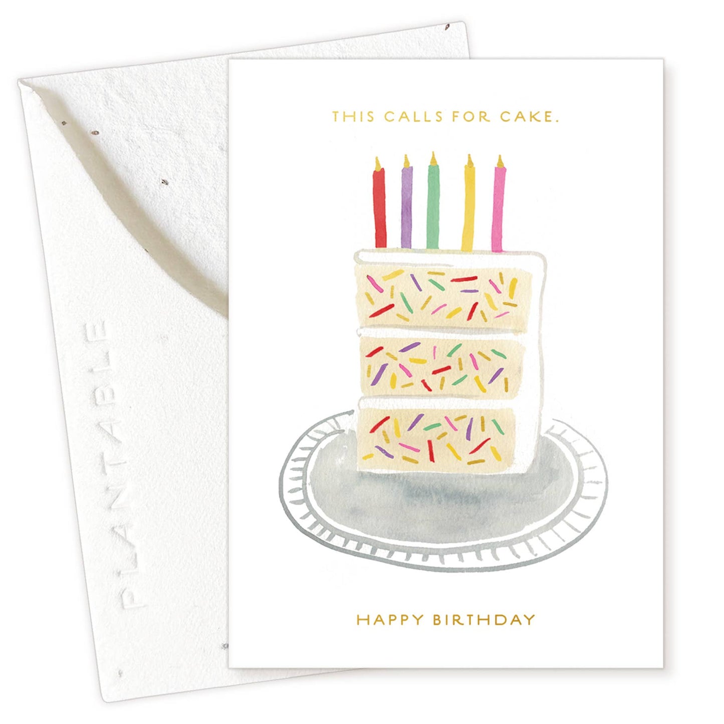 Birthday Slice Sprout | Birthday Mini Greeting Card