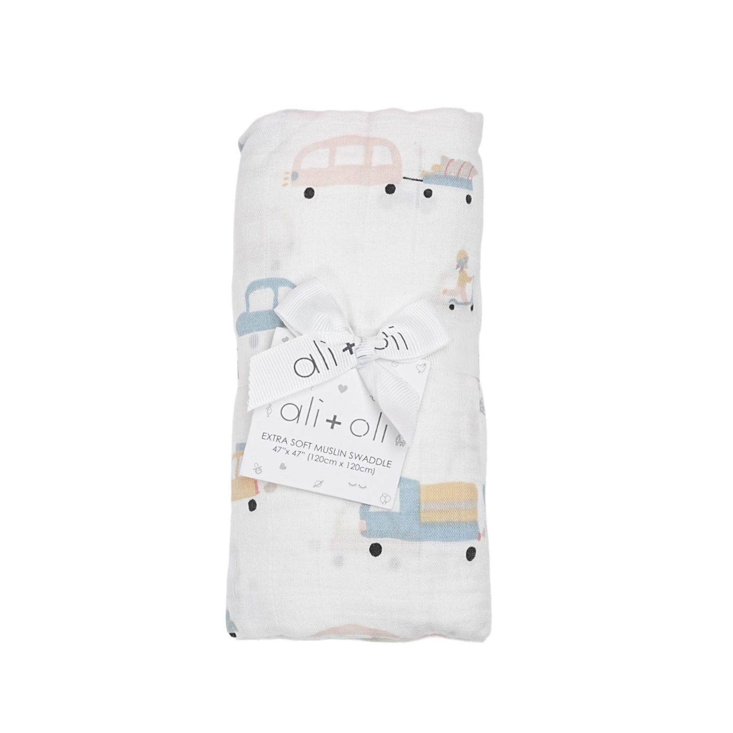 Bamboo Muslin Swaddle | Automobile