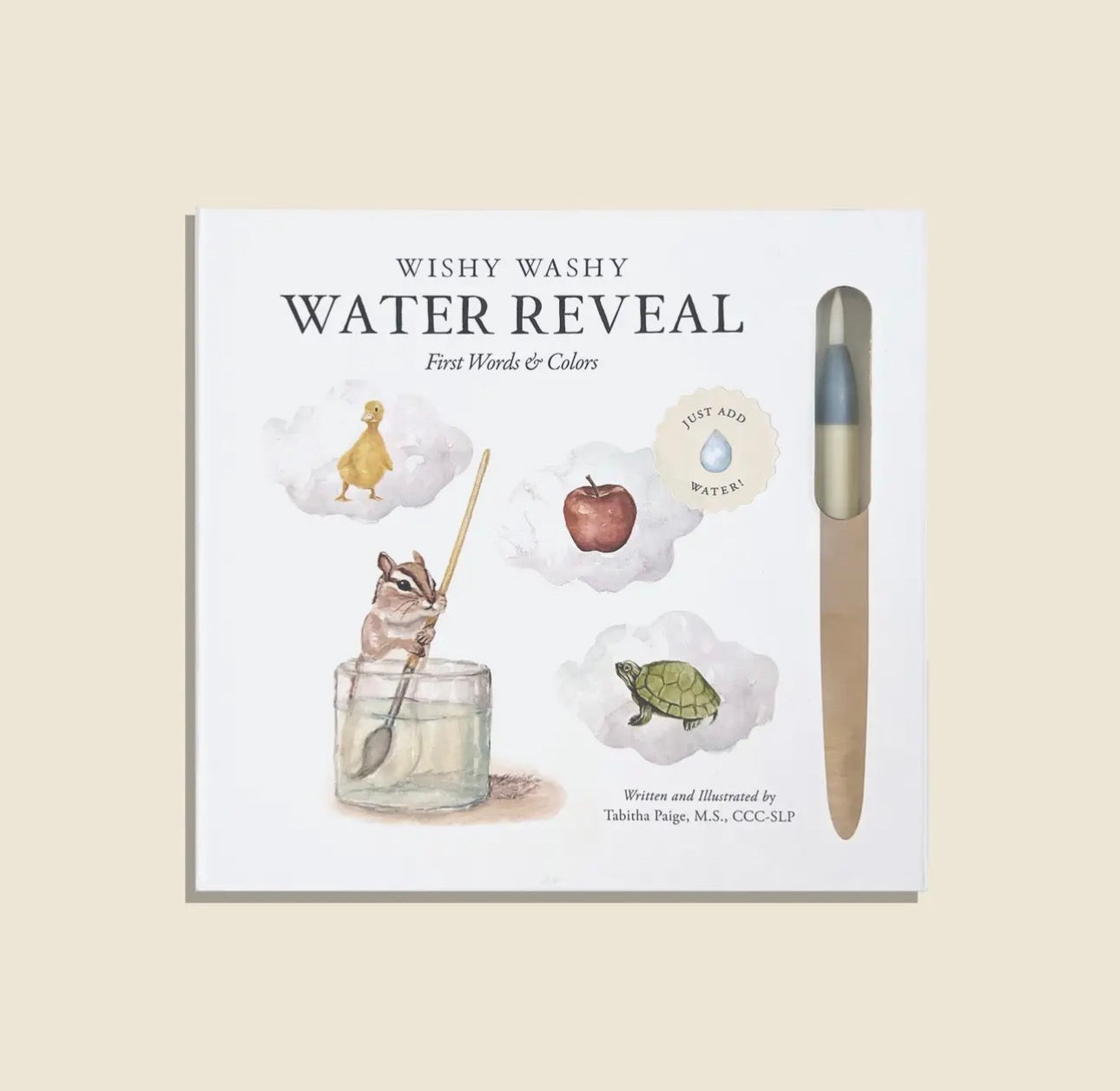 Wishy Washy Water Reveal | First Words + Colors