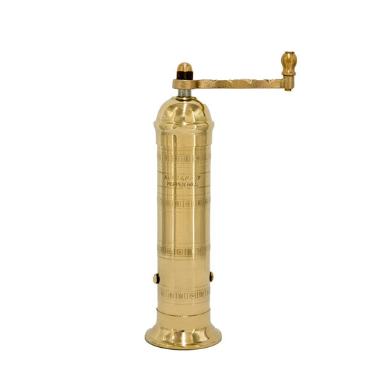 The Original Greek Pepper Mill | 8" Brass