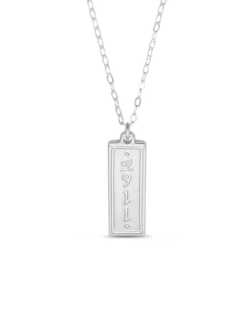 16" Pendant Necklace | Silver | Jeremiah 29:11