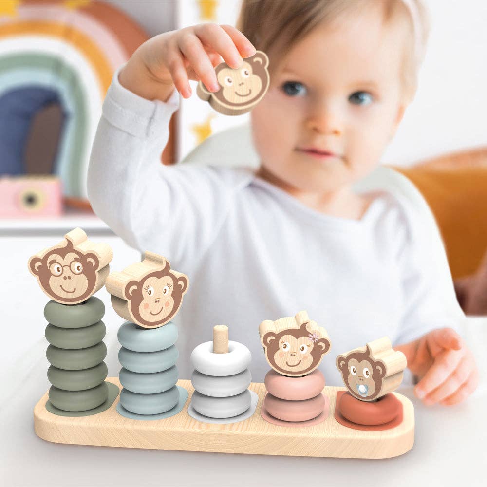 Madison Monkey Monkey Family Stacker – Madison Grace Home